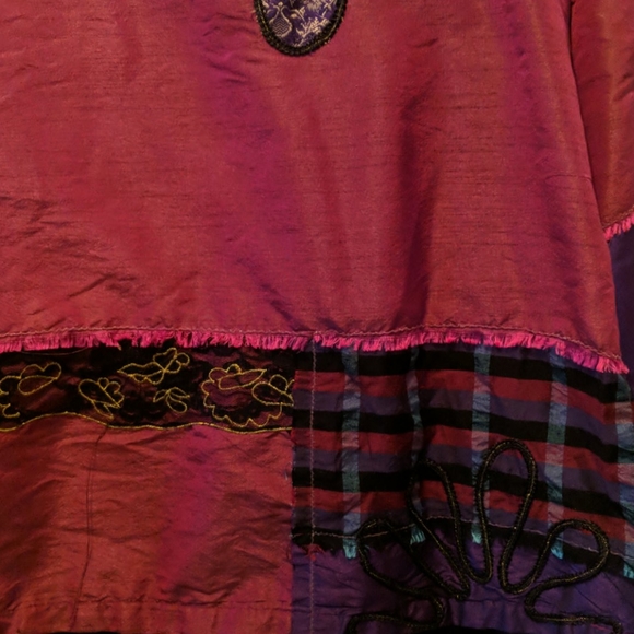 1X Mixed Media Embroidered Jacket - Picture 7 of 12